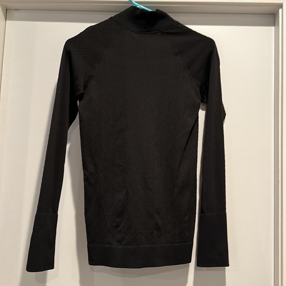 Lululemon Rest Less Mock Neck Black 4 - Picture 6 of 7